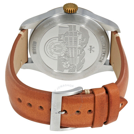 Montblanc, 1858 Automatic Dual Time Black Dial Men's Watch