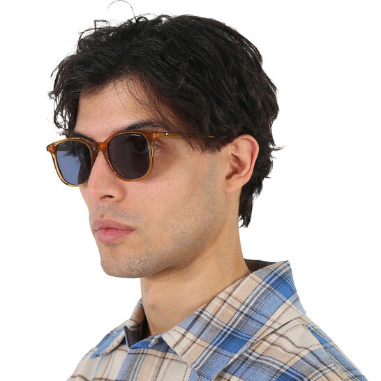 نظارة شمسية رجالية مربعة زرقاء من مونت بلانك