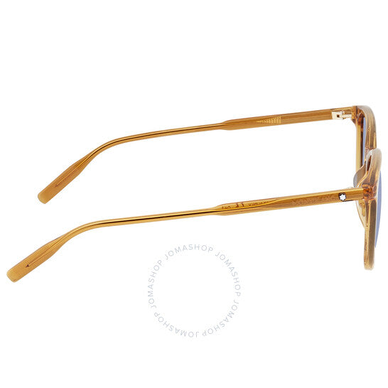 نظارة شمسية رجالية مربعة زرقاء من مونت بلانك