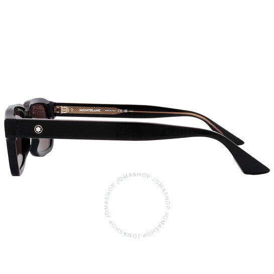 Montblanc, Grey Rectangular Men's Sunglasses