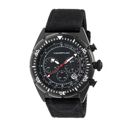 Morphic, M53 Series Chronograph Black Dial Men's Watch