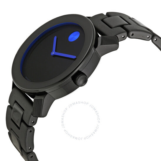 Movado, Bold 42 mm Black Dial TR90 Polyurethane Men's Watch