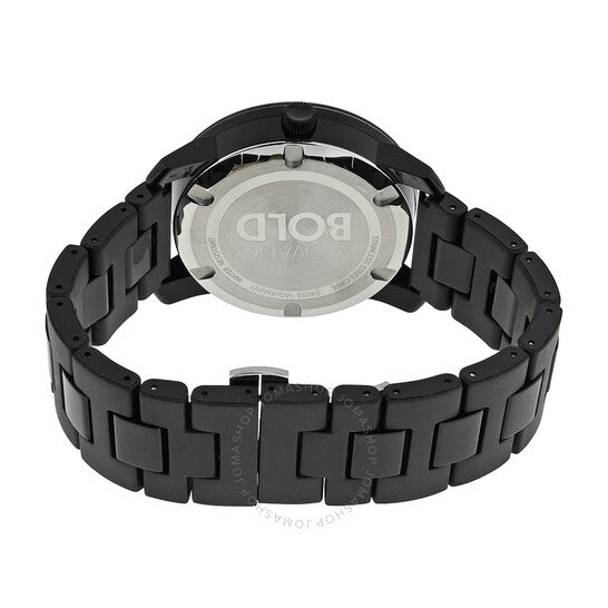 Movado, Bold 42 mm Black Dial TR90 Polyurethane Men's Watch