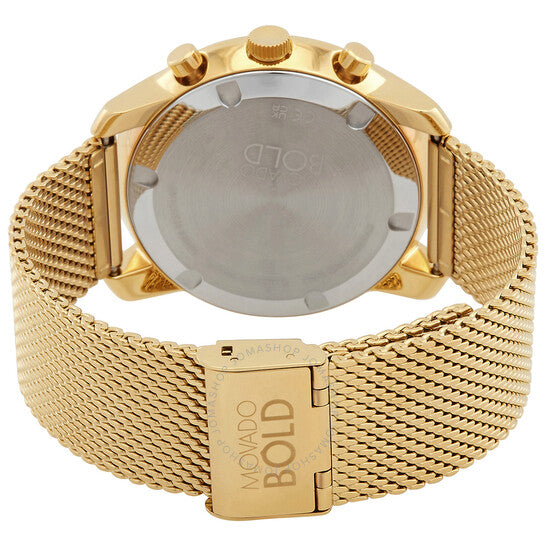 Movado, Bold Chronograph Gold Dial Men's Watch