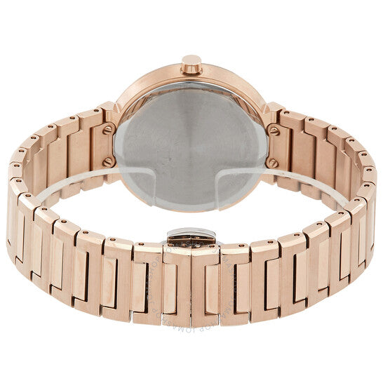 Movado, Bold Horizon Quartz Rose Gold Dial Ladies Watch