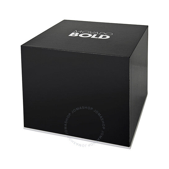 Movado, Bold Quartz Black Dial Black Leather Men's Watch