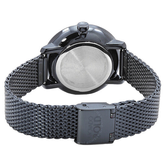 ساعة موفادو النسائية الجريئة كوارتز بمينا زرقاء