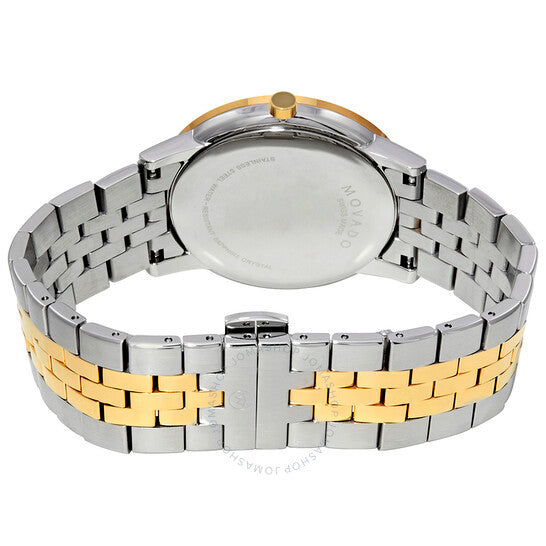 Movado, Museum Classic Black Dial Two-tone Men's Watch