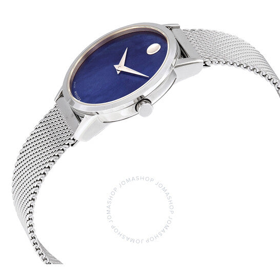 Movado, Museum Classic Blue Mother of Pearl Dial Ladies Watch