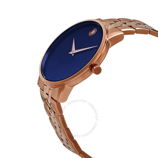 ساعة موفادو للرجال، كوارتز متحفي، مينا زرقاء