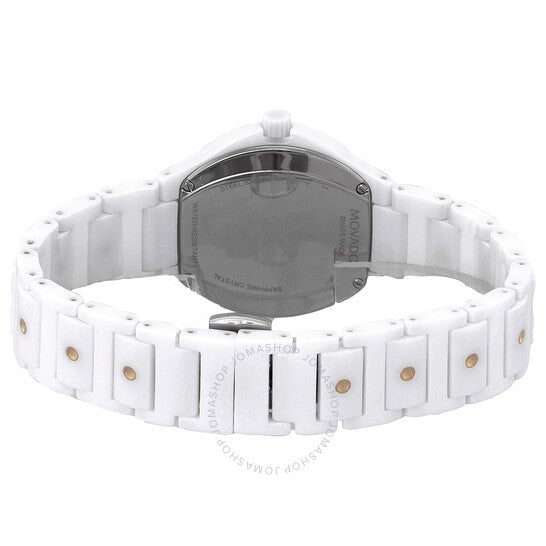 ساعة موفادو SE كوارتز نسائية بمينا أبيض