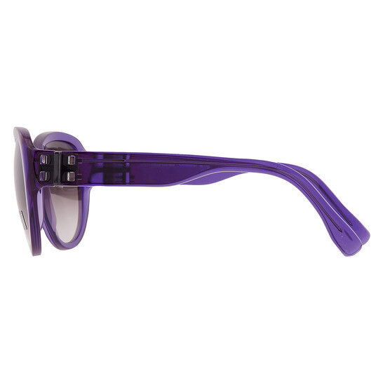 Brown Gradient Oval Ladies Sunglasses