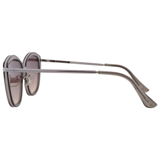 39389RNJ104 Smoke Oval Ladies Sunglasses