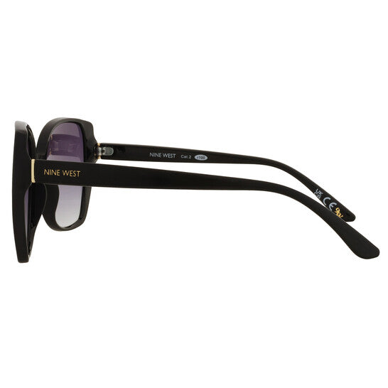 NW 23 458 BLK Smoke Square Ladies Sunglasses