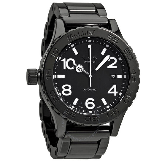 Nixon, Ceramic 42-20 Lefty Automatic Black Dial Men's Watch