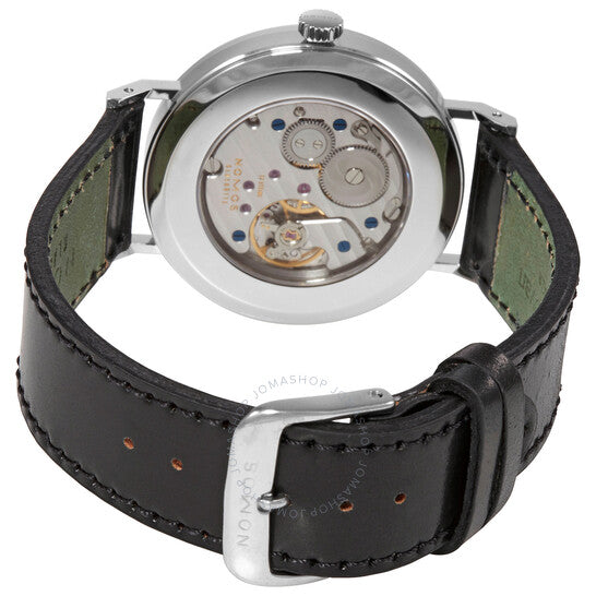 Nomos, Tangente 38 Galvanized White Silver-plated Dial Men's Watch