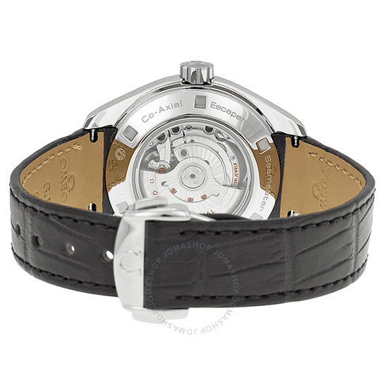 Omega, Aqua Terra Black Dial Black Leather Ladies Watch