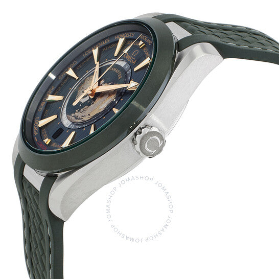 Omega, AquaTerraChronometer GMT Automatic Green Dial Men's Watch
