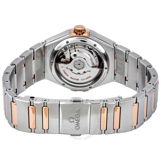 ساعة أوميغا كونستليشن أوتوماتيكية كرونومتر بمينا بني للسيدات