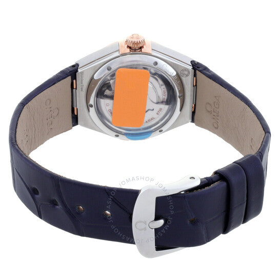 Omega, Constellation Automatic Chronometer Diamond Blue Dial Ladies Watch