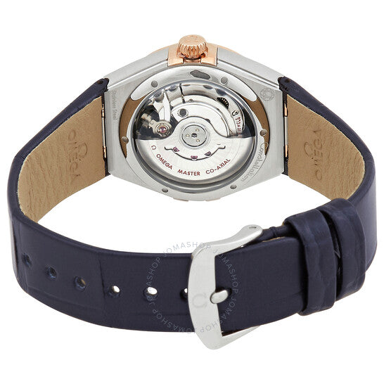Omega, Constellation Automatic Chronometer Diamond Blue Dial Ladies Watch