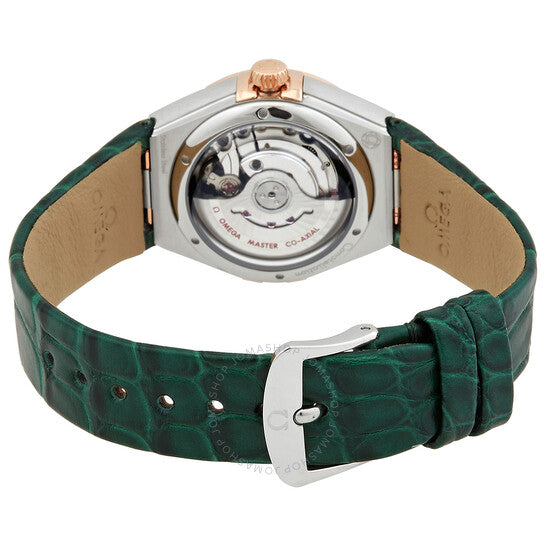 Omega, Constellation Automatic Chronometer Diamond Green Dial Ladies Watch