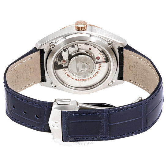 Omega, Constellation Automatic Blue Dial Blue Leather Men's Watch