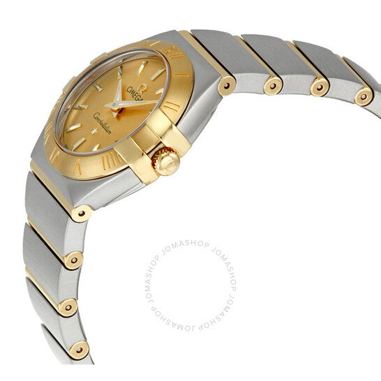 Omega, Constellation Quartz Champagne Dial Ladies Watch