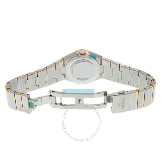 Omega, Constellation Manhattan Quartz Diamond Brown Dial Ladies Watch