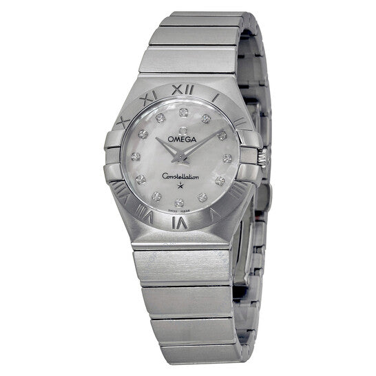 Omega, Constellation Mother of Pearl Diamond Dial Ladies Watch