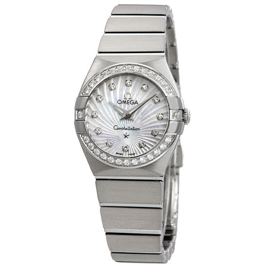 Omega, Constellation Mother of Pearl Diamond Dial Ladies Watch