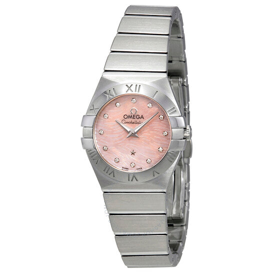 Omega, Constellation Pink Mother of Pearl Dial Ladies Watch