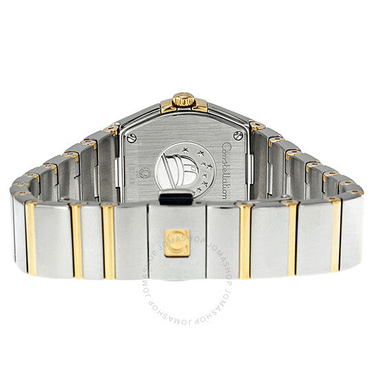 ساعة أوميغا كونستليشن للسيدات، كوارتز مصقول، عرق اللؤلؤ الأبيض