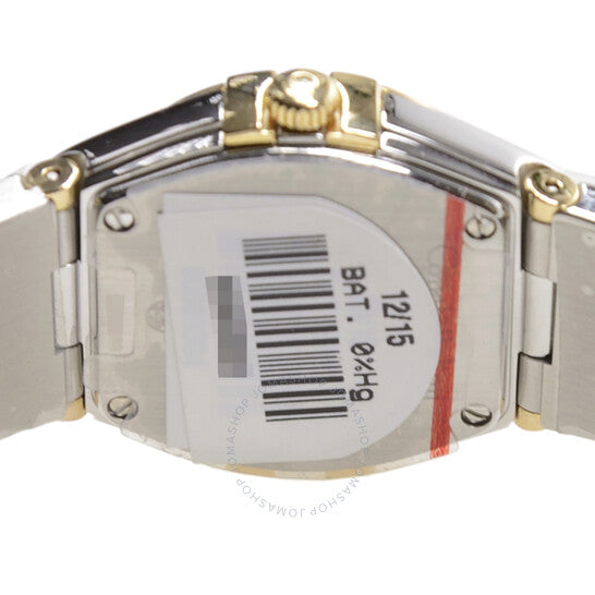 ساعة أوميغا كونستليشن كوارتز للسيدات بمينا فضي