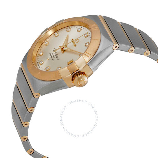 Omega, Constellation Silver Diamond Dial Men's Watch