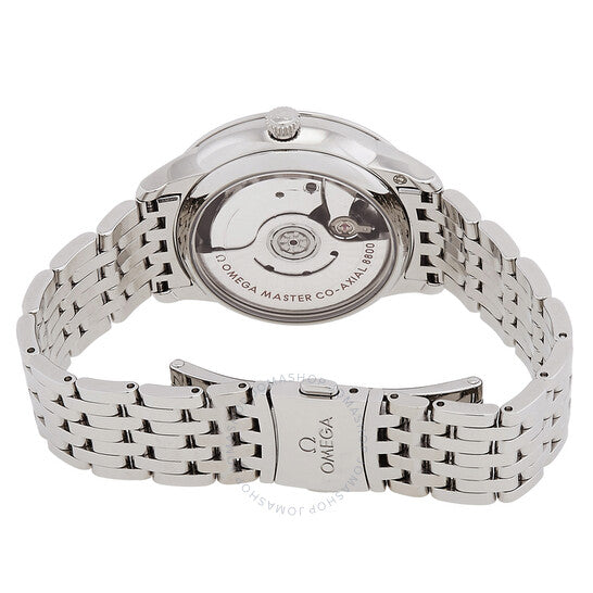 ساعة أوميغا دي فيل أوتوماتيكية للسيدات بمينا أزرق