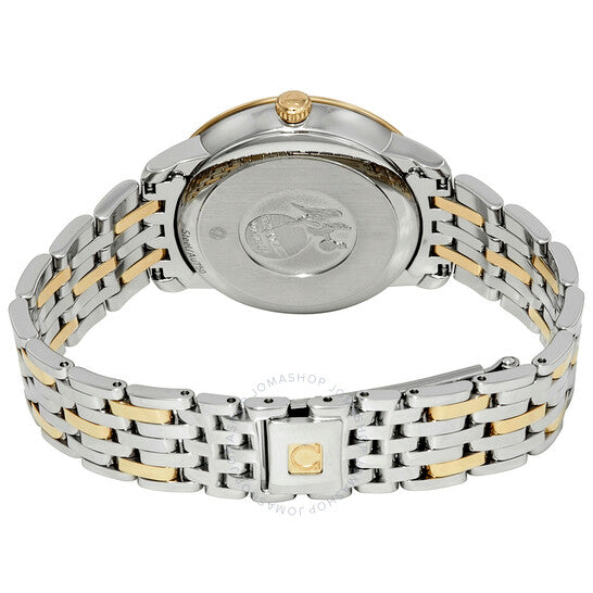 ساعة أوميغا دي فيل أوتوماتيكية مرصعة بالألماس للسيدات