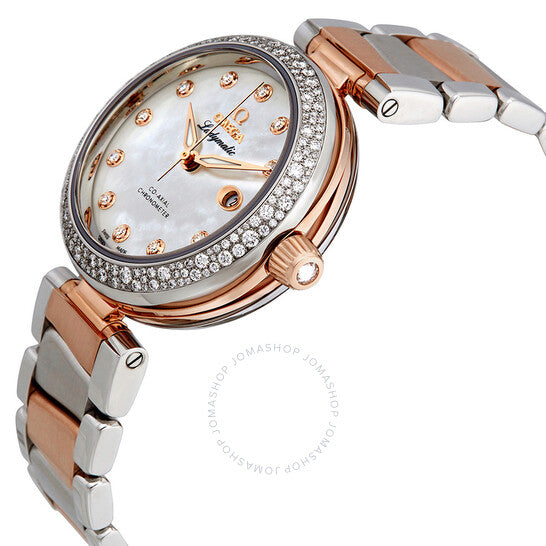 Omega, De Ville Automatic Mother of Pearl Dial Ladies Watch