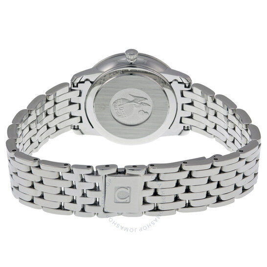 Omega, De Ville Prestige Silver Diamond Dial Ladies Watch
