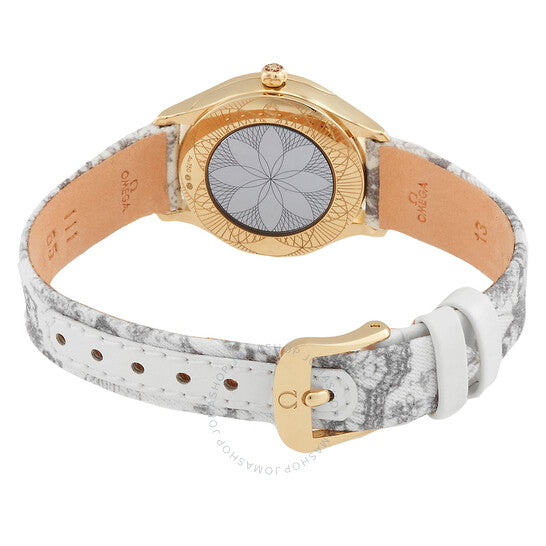 Omega, De Ville Quartz Diamond White Dial Ladies Watch