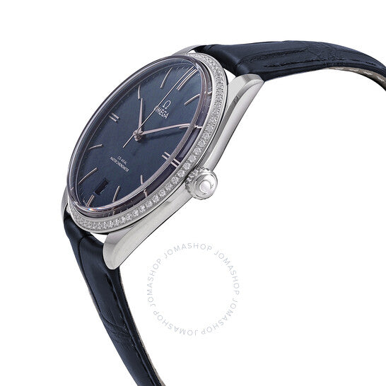 Omega, De Ville Tresor Diamond Blue Dial Men's Watch