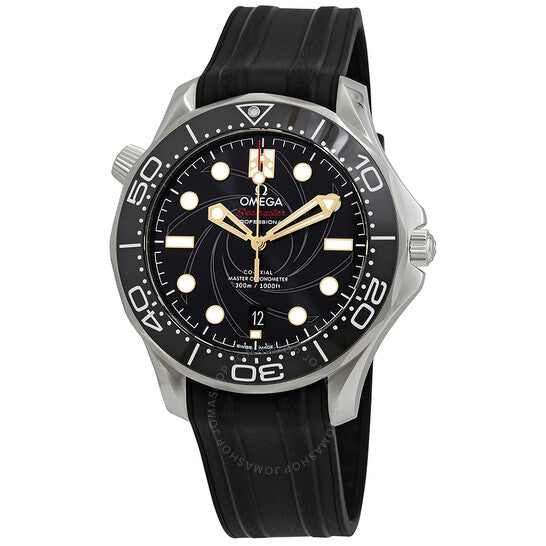Omega, Seamaster "James Bond" Automatic Black Dial Men's Watch