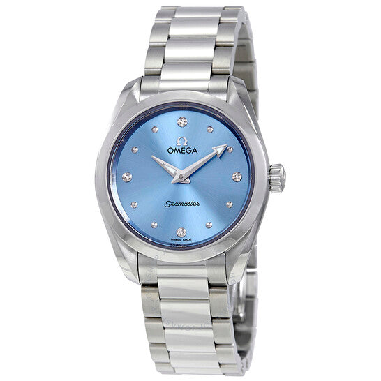 Omega, Seamaster Aqua Terra Blue Diamond Dial Ladies Watch