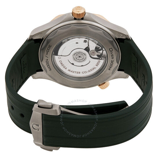 ساعة أوميغا سيماستر أوتوماتيكية كرونومتر للرجال بمينا أخضر