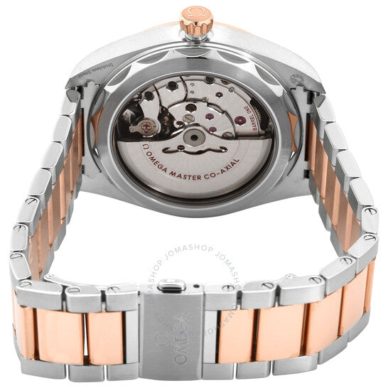 ساعة أوميغا سيماستر أوتوماتيكية كرونومتر للرجال بمينا فضي