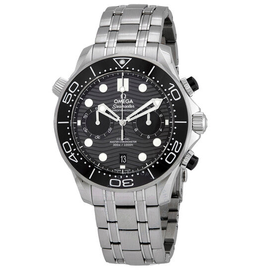 Omega, Seamaster Chronograph Automatic Chronometer Black Dial Men's Watch