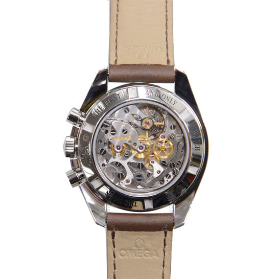 أوميغا، ساعة سبيدماستر كرونوغراف أوتوماتيكية للرجال بمينا بني