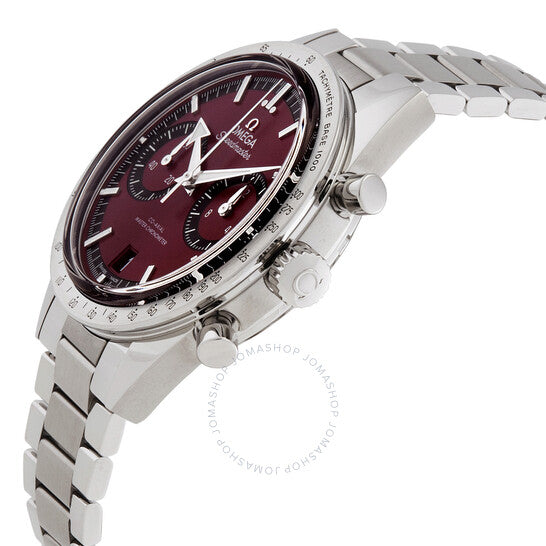 Omega, Speedmaster Chronograph Hand Wind Burgundy Dial Men's Watch