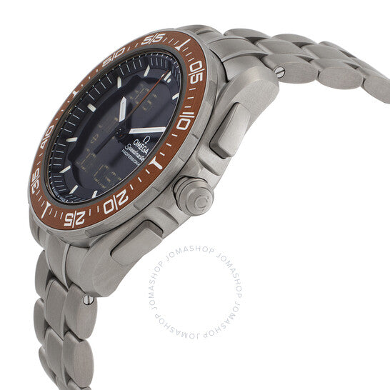 Omega, Speedmaster Perpetual Quartz Analog-Digital Black Dial Men's Watch