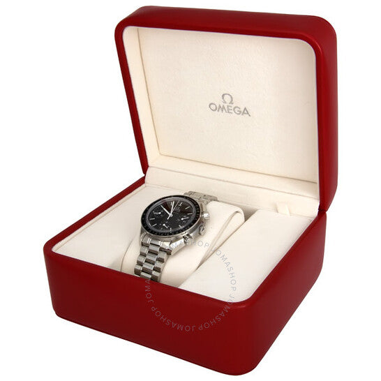 أوميغا، ساعة سبيدماستر كرونوغراف سوداء مخفضة للرجال